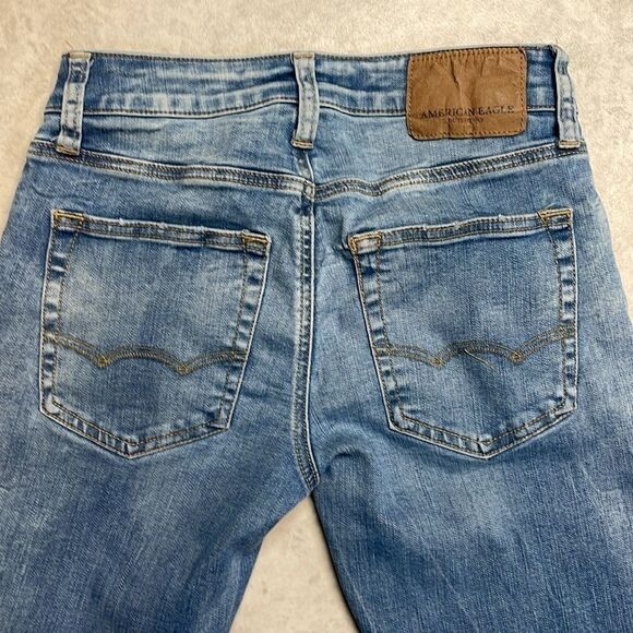 American Eagle big boy slim straight denim jeans. Size 26 x 28. - Picture 4 of 6